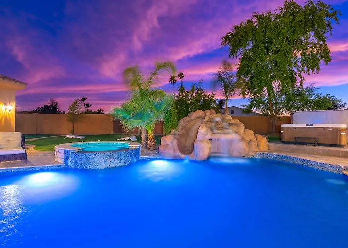 Milliondesertdreamwaterslidepickleballcrtgolf Villa *